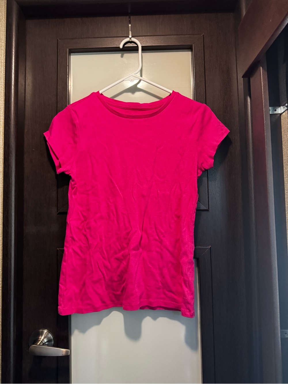 Liz Claiborne Pink Short Sleeve Crew Neck T-Shirt Size M